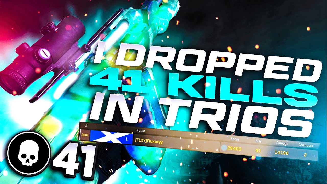 I DROPPED 41 SOLO KILLS in TRIOS! INSANE WARZONE WIN!🤯 - YouTube