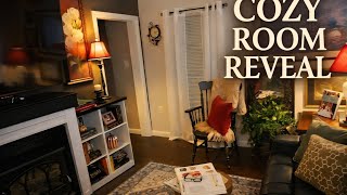 “Our Library Media Room Reveal | Cozy, Collected & A Little More Elevated”