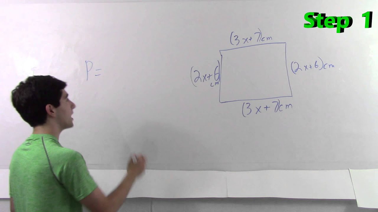 Perimeter and Area Using Polynomials - YouTube