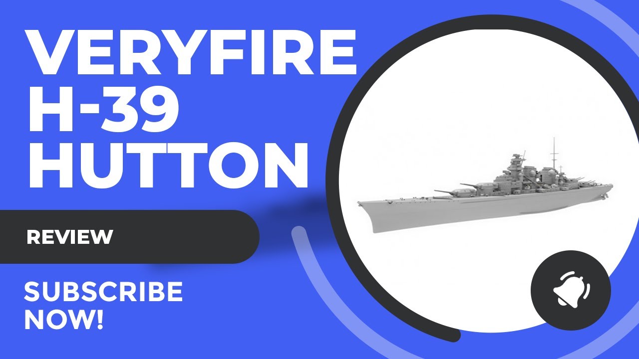 Review: VeryFire 1/700 H-39 Hutten Class Battleship - YouTube