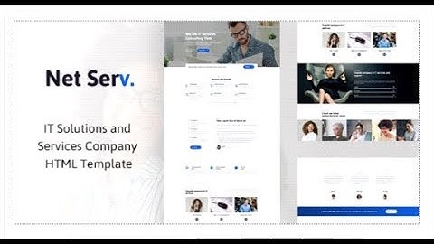 Netserv - IT Solutions and Services Company HTML Template | Themeforest Templates