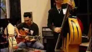 Lee Rocker and Jesse Dayton at NAMM