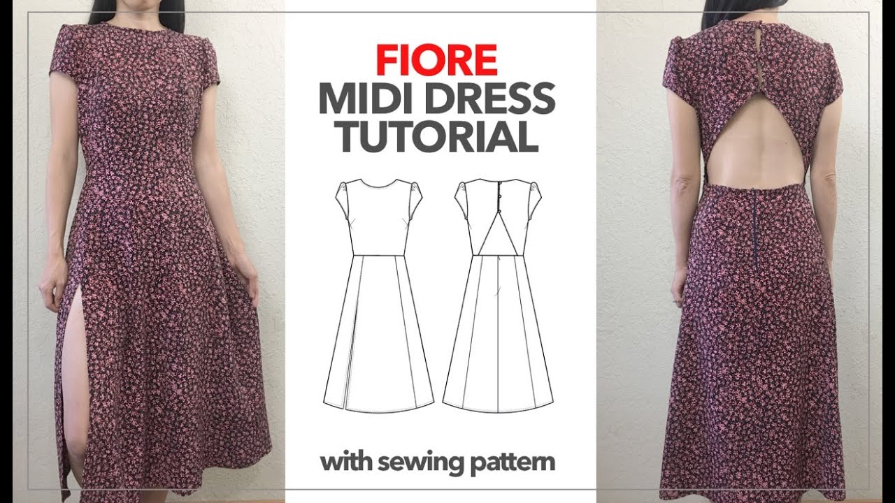 Fiore Midi Dress Tutorial - YouTube