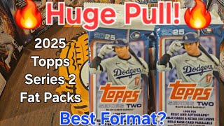 🔥2025 Topps Series 2 Fat Packs (X6)- Huge Pull!🔥