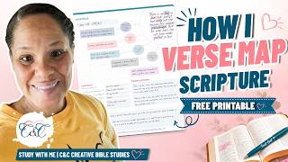 How I Verse Map Leviticus 1:9 | Free Verse Map Printable + Leviticus Bible Study Challenge