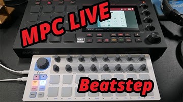 Mpc Live Bassline with Arturia Beatstep Tutorial