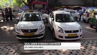 Ola, Uber strikes continue