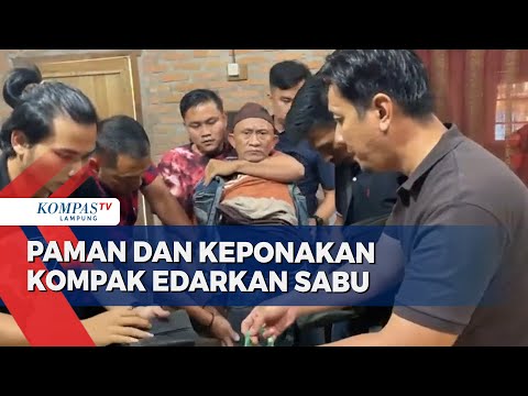 Bandar Sabu Tak Berkutik saat Dibekuk Polisi di Menggala Tulang Bawang Lampung