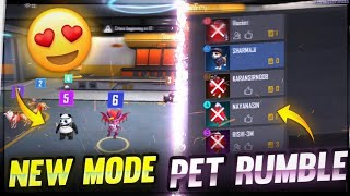 How To Play New PET RUMBLE Game Mode in Free Fire? - Full Gameplay & Settings