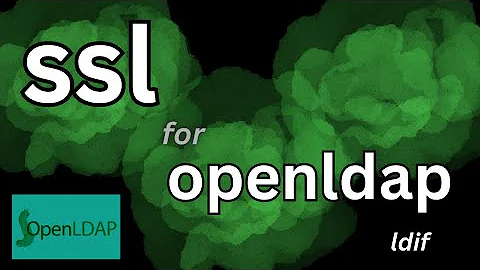 ssl for openldap as server