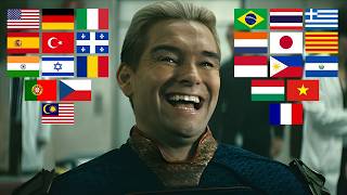 HOMELANDER'S EVIL LAUGHS in different languages