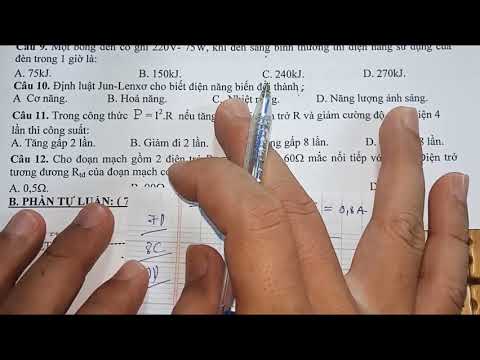 VẬT LÝ 9 KIỂM TRA 1 TIẾT giữa HỌC KÌ 1- thi giữa kì 1