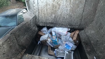 GoPro Garbage Truck hopper view + Dumping garbage load! (ep.6)