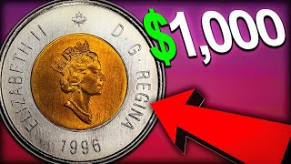'1996 Toonie Worth BIG MONEY' - Most Valuable Canadian Coins in Your Pocket Change!!