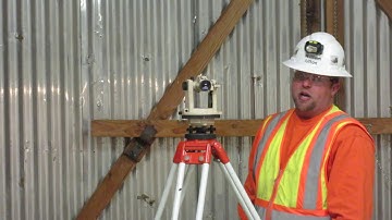 Setting a Transit to Level By Operator Litton