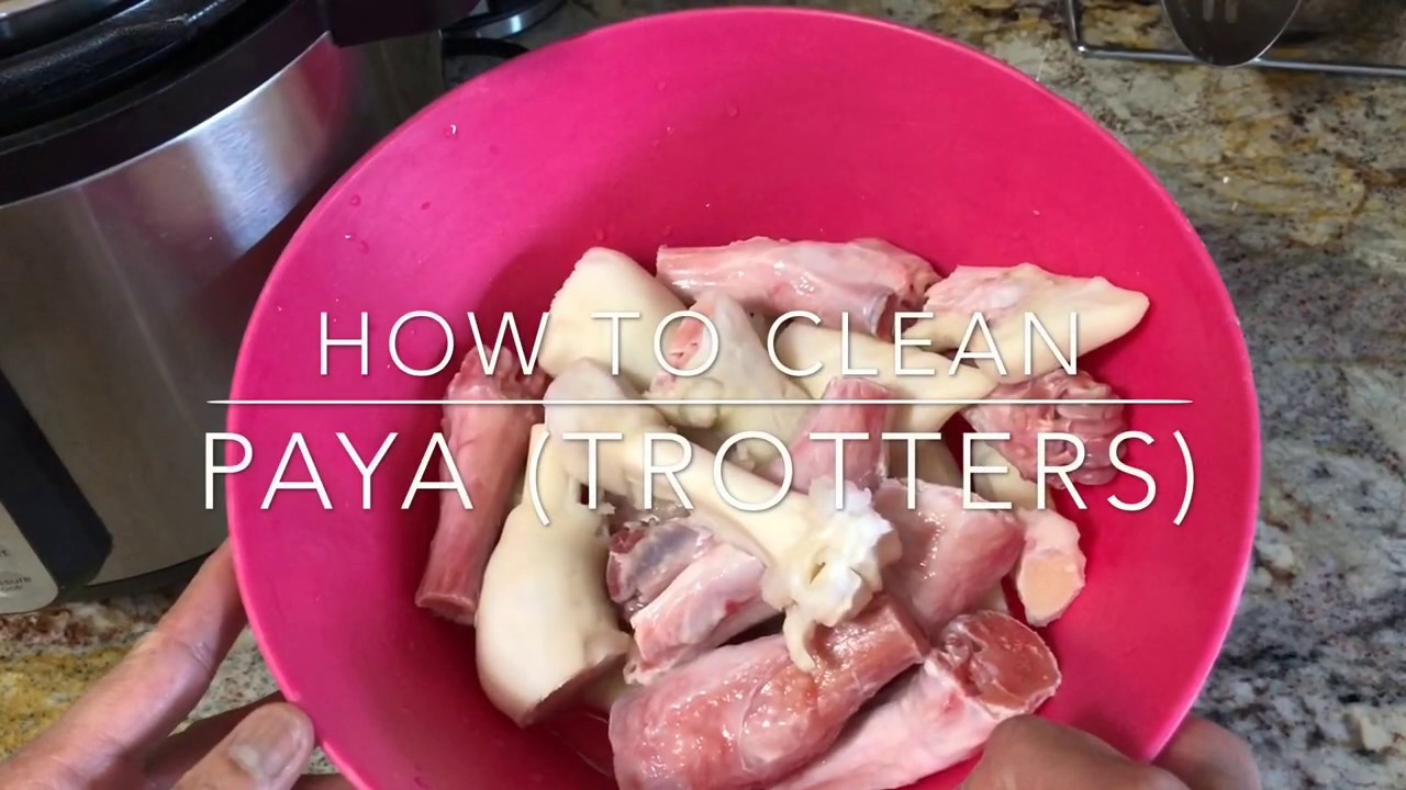 How to Clean Lamb Paya (Trotters)