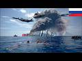 1 HOUR AGO! Ukrainian F-16 & US F-35 Sink North Korean Cruiser Near Russia Arma 3