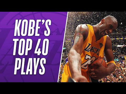 Kobe Bryant&#039;s TOP 40 Plays of His NBA Career!