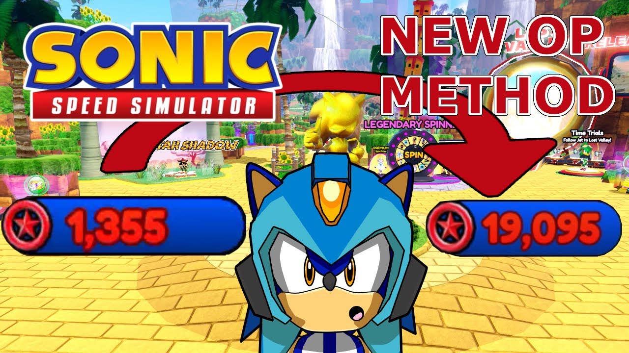 SONIC SPEED SIMULATOR (INF XP & RING) – DailyPastebin