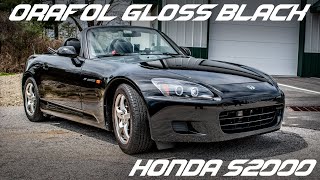 Orafol Gloss Black on a Honda S2000! | Godsend Wraps