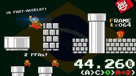 (SMB1 8-4IL) Untied World Record,  44.260 / 8-C