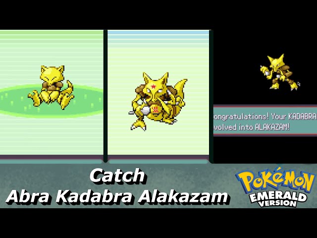 How to Get Alakazam in Pokémon Emerald: 5 Steps (with Pictures)