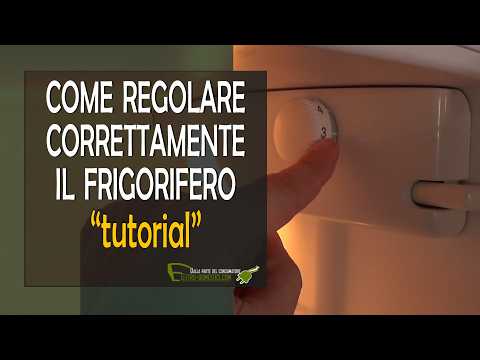 Video: Come Impostare Un Frigorifero?