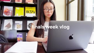 Finals Week Vlog | studying for finals, trying to be productive, moving out of college