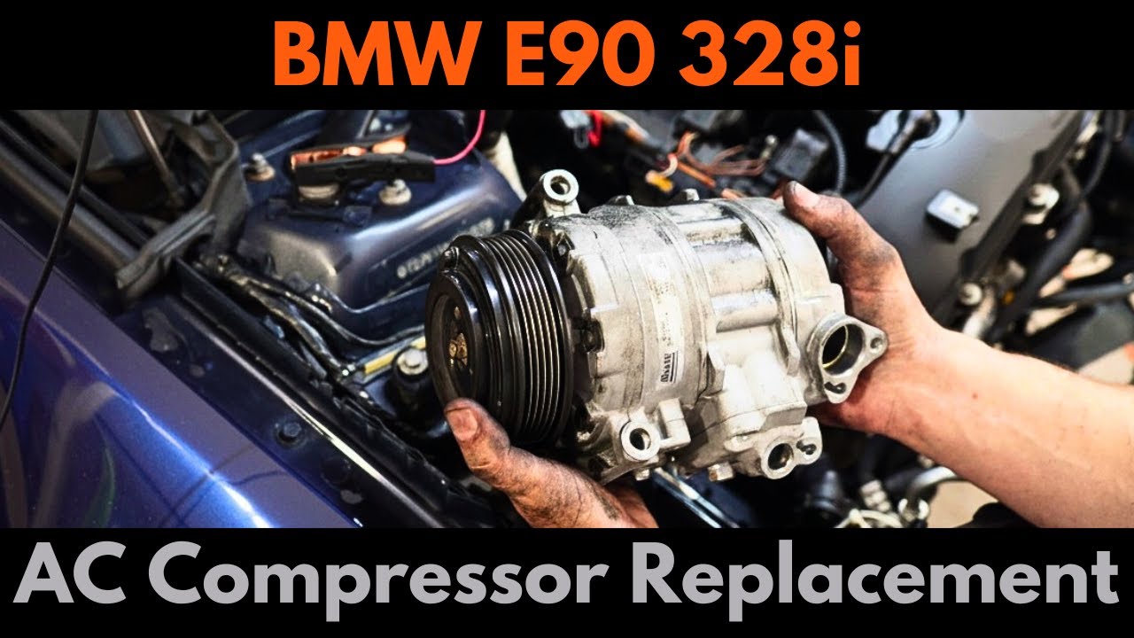 BMW E90/N52 AC Compressor Replacement & R134A Recharge - NOT A DIY ...