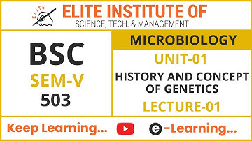 BSC SEM V || MICROBIOLOGY 503 || UNIT 1 || LECTURE 1