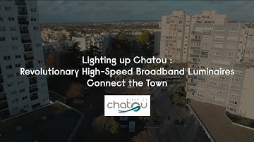Lighting up Chatou by BrightSites: Revolutionary High-Speed Broadband Luminaires Connect the Town