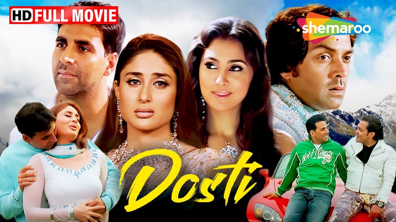 बचपन की दोस्ती,प्यार और तकरार - बॉबी देओल, अक्षय कुमार, करीना कपूर, लारा दत्ता की फिल्म | Full Film