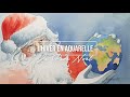 L'hiver en Aquarelle - Le Père Noël
