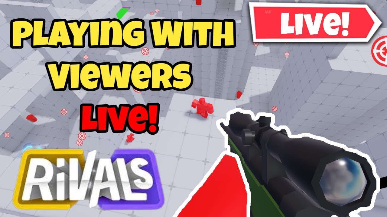 🔴LIVE|Playing RIVALS with VIEWERS!🔴 - YouTube