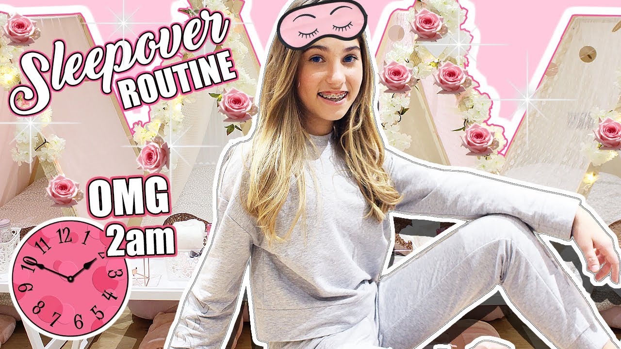 MY New Night Routine 2020 | OMG 3AM Sleepover | Rosie McClelland