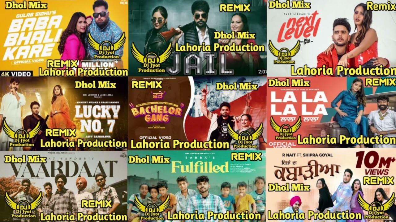Best Punjabi Songs 2023 || Dhol Remix Ft Dj Jyot By Lahoria Production | Dhol Mix| Latest Songs ||