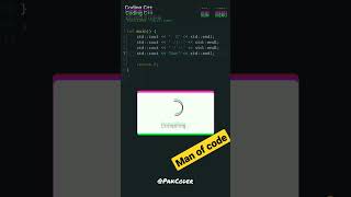Best pattern tutorial video ll ✍️💯 Cpp language ll 💯💯#coding #short #language#viral #trending