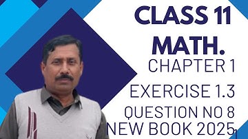 Class 11 Math | Complex Numbers Ex 1.3 Q8 Solution | Chapter 1 | New Book 2025