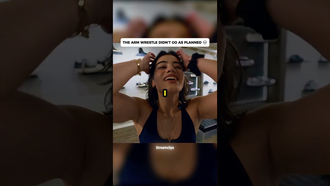 she got exposed for fake muscles 😭💀#shorts
