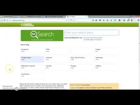 Search for Creative Commons content