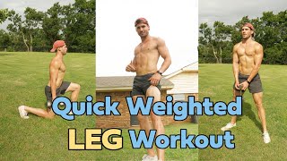 Quick Dumbbell Leg Workout for Home or Gym!