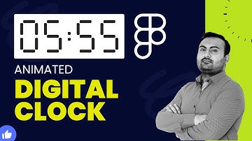 How to make Animated Digital Clock in Figma