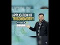 APPLICATION OF TRIGONOMETRY | BASIC INTRO | CLASS 10 | PROBLEM 8 | EX- 12.1 | TELANGANA AND A&P |