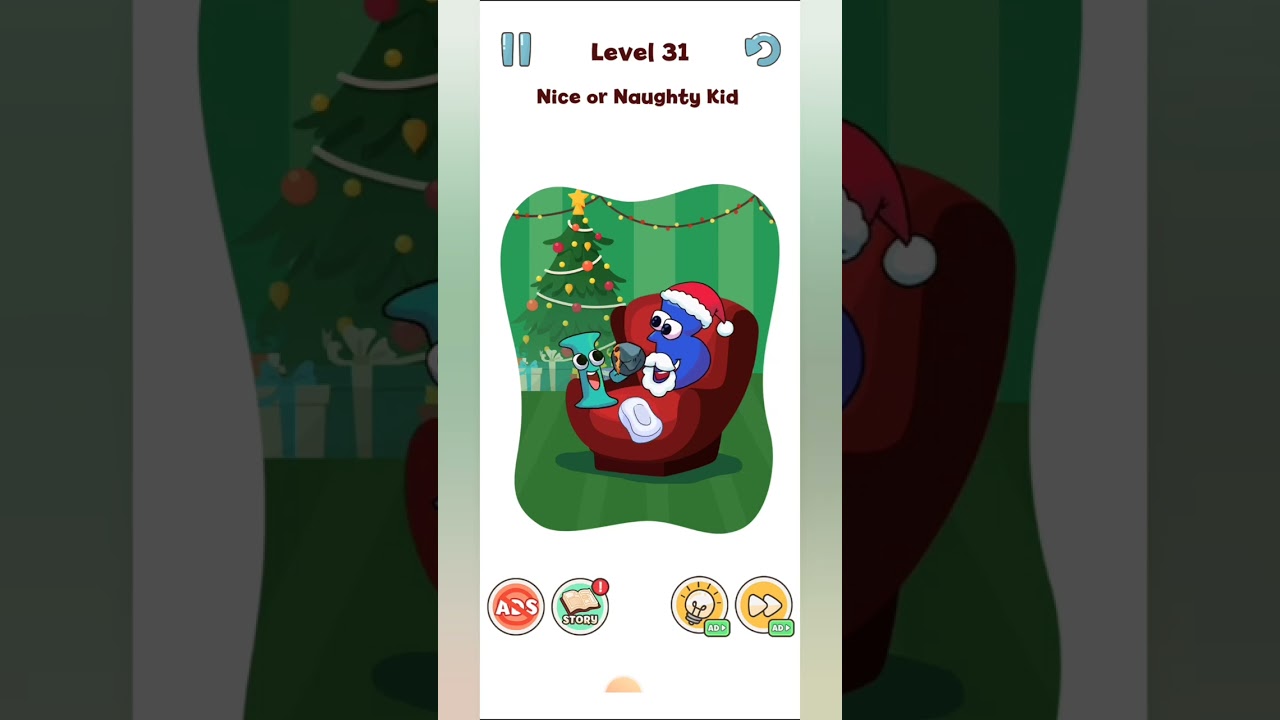 Alphabet DOP Level 31 Nice or naughty kid.
