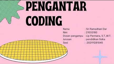 Tugas 10 Pengantar Coding|Universitas Negeri Padang