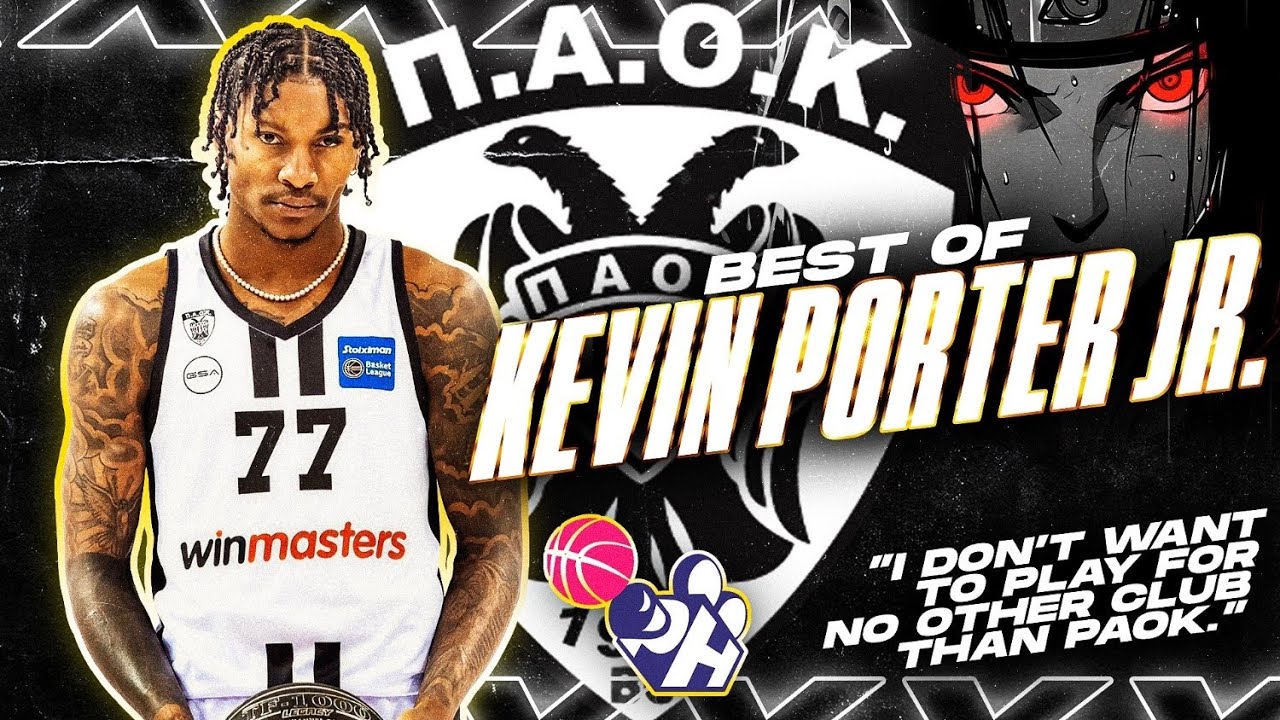 Kevin Porter Jr. BEST Highlights From The 2023-24 Season with PAOK 🇬🇷🔥🦇 #greece #paok #kevinporterjr