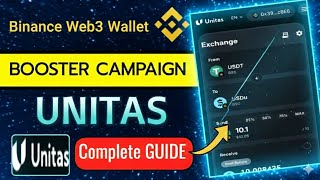 Unitas Booster Campaign Details How To Stake ,Unstake And Claim Funds