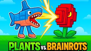 PLAYING PLANTS VS BRAINROTS for the FIRST TIME!!