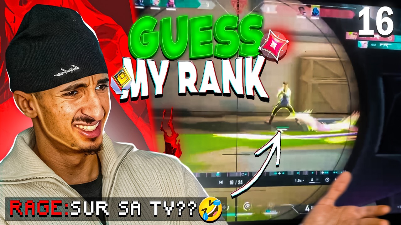 IL M'ENVOIE UN CLIP DEPUIS SA TELEVISION 🤣🤣  (GUESS MY RANK 16)