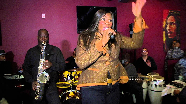 Cynthia Tucker performing live...